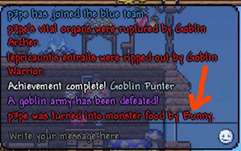 terraria steak|terraria all death messages.